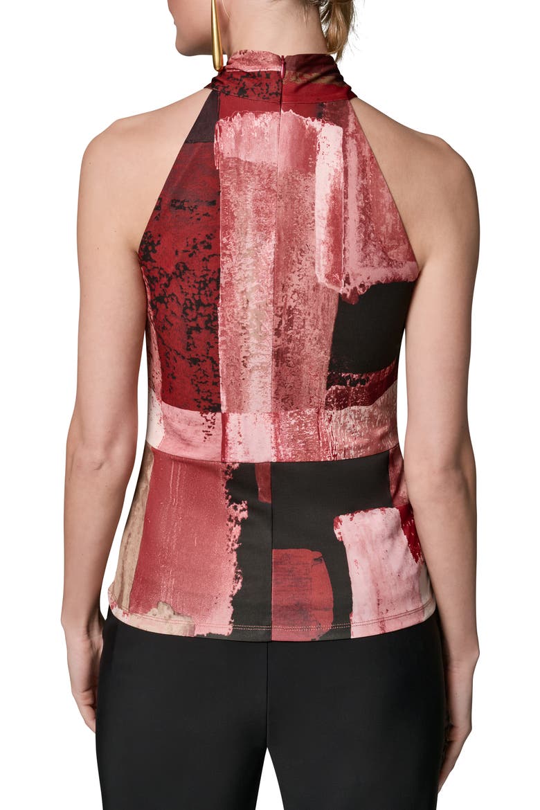 Geo Print Sleeveless Top, Alternate, color, DESERT CLAY