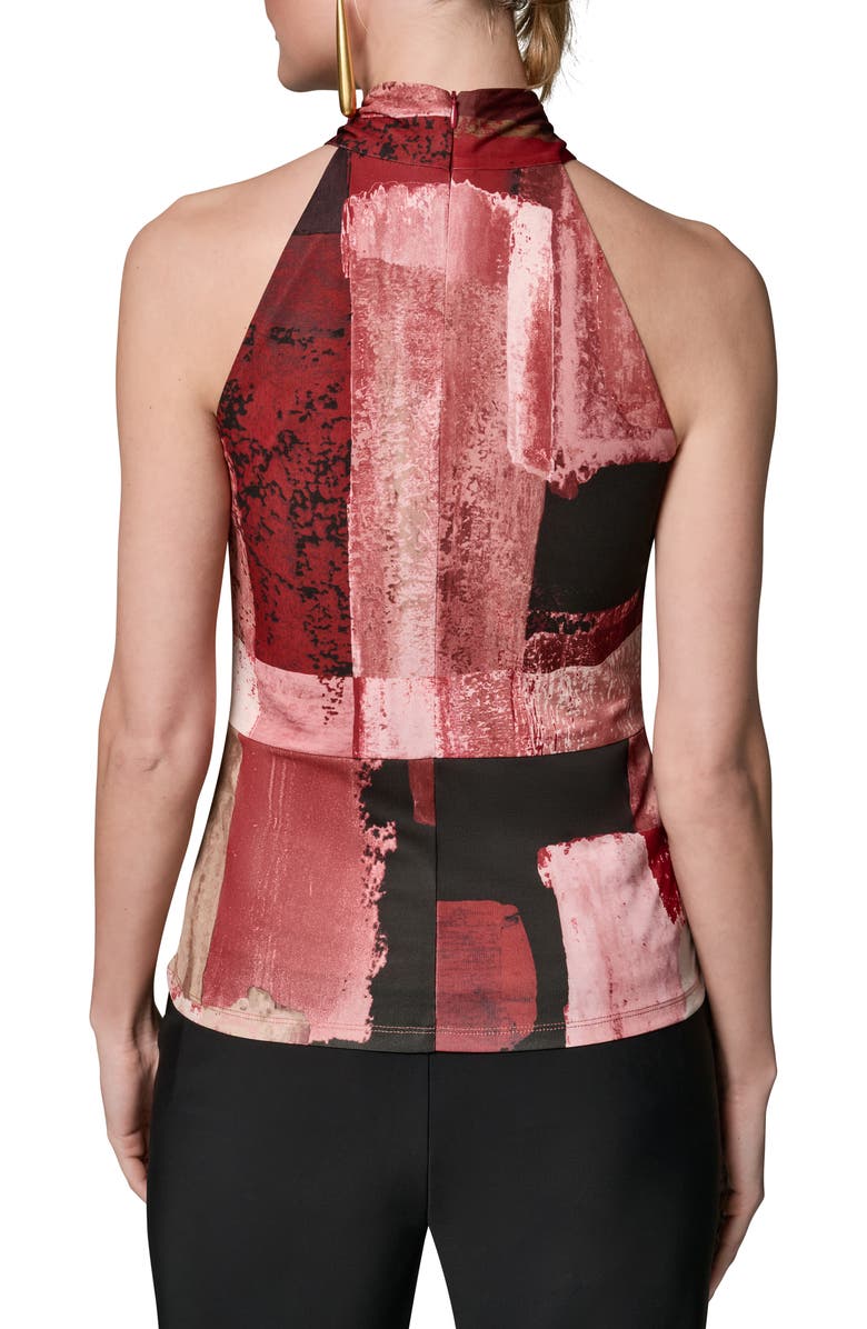 Donna Karan New York Geo Print Sleeveless Top, Alternate, color, Desert Clay
