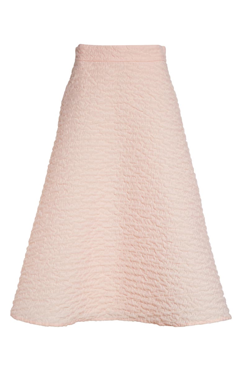 Akris Techno Organza A-Line Skirt, Alternate, color, 63 Peach