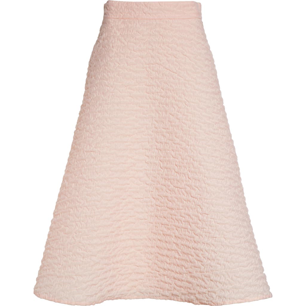 Shop Akris Techno Organza A-line Skirt In 63 Peach
