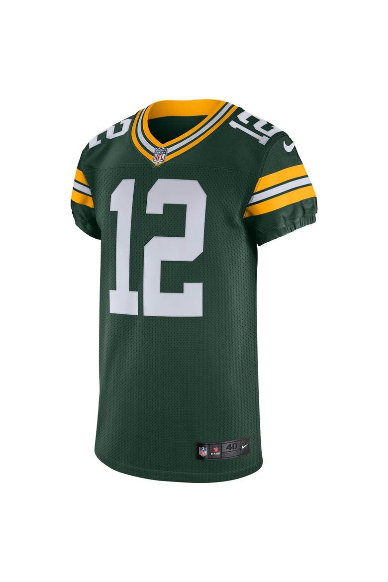 Men's Nike Aaron Rodgers Green Green Bay Packers Vapor Elite Jersey, Alternate, color, Green