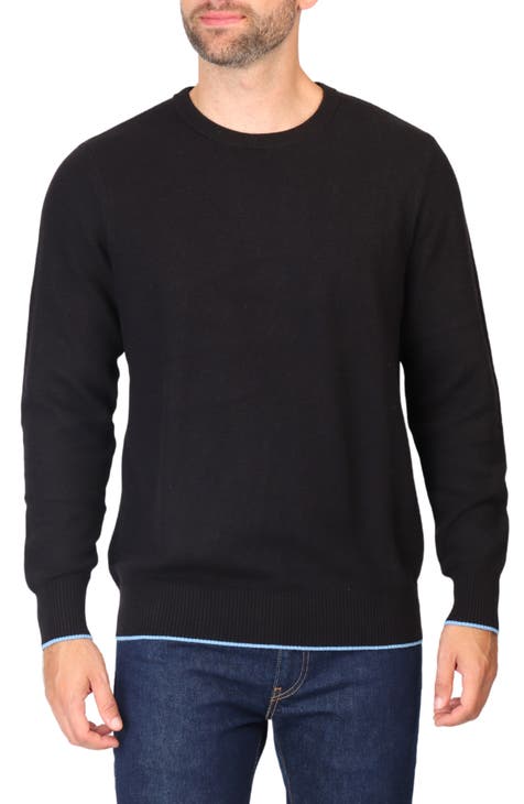 Men s Black Crew Neck Sweaters Nordstrom Rack