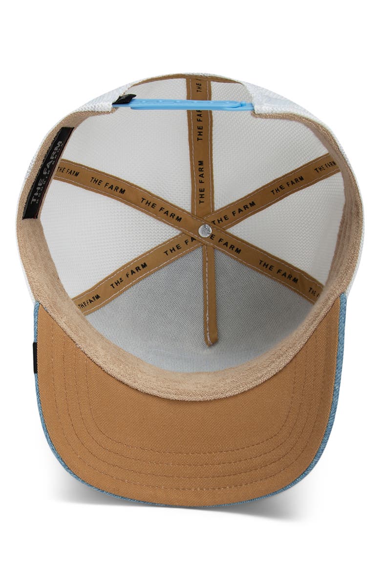 Goorin Bros. Rooster Patch Snapback Baseball Cap, Alternate, color, White