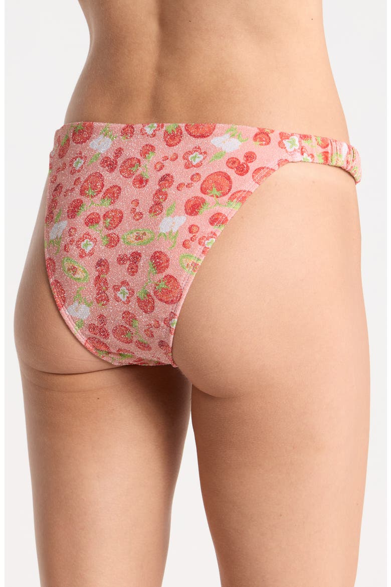 Belle Bikini Bottoms, Alternate, color, POMODORO