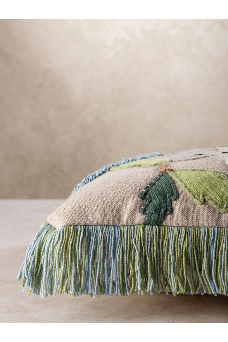 Montana Throw Pillow Cover, Alternate, color, Multicolored