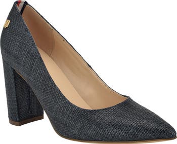   Abilene Pump パンプス Marc Fisher Abilene Block Heel Pointy Toe Pump – Marc Fisher