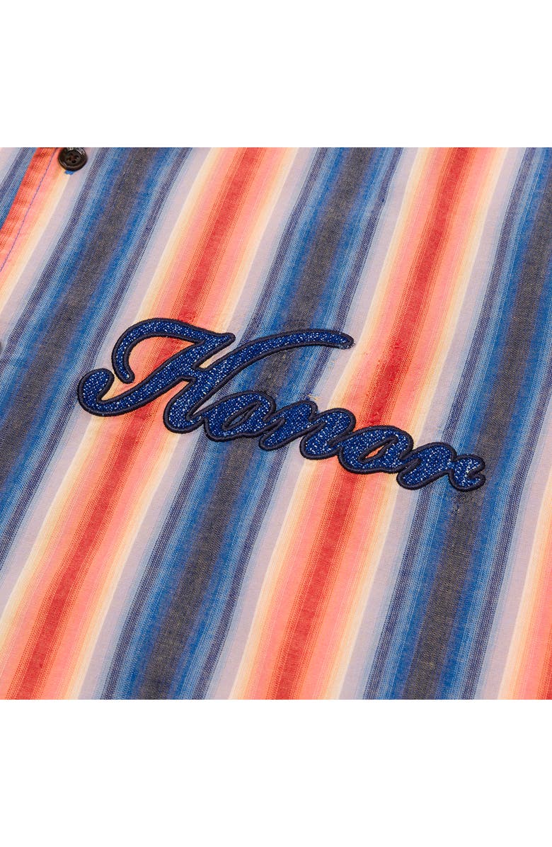 HONOR THE GIFT Auto Shop Camp Shirt, Alternate, color, Blue