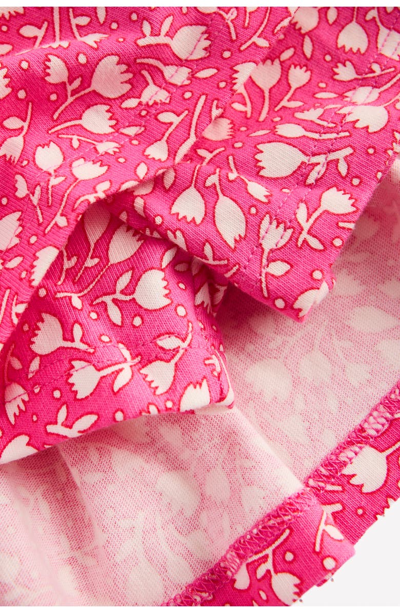 Mini Boden Kids' Tulip Pleated Cotton Skort, Alternate, color, Pink Tiny Tulip
