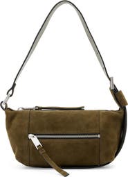 AllSaints Mini Vega Suede Shoulder Bag