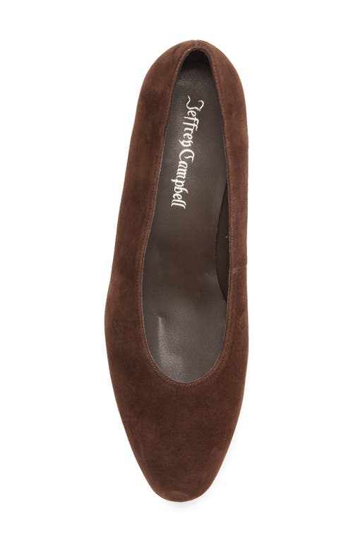 Jeffrey Campbell Chapters Almond Toe Platform Pump In Brown