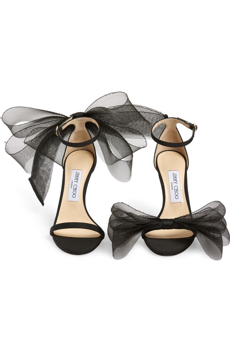 Jimmy Choo Aveline Bow Ankle Strap Sandal, Alternate, color,