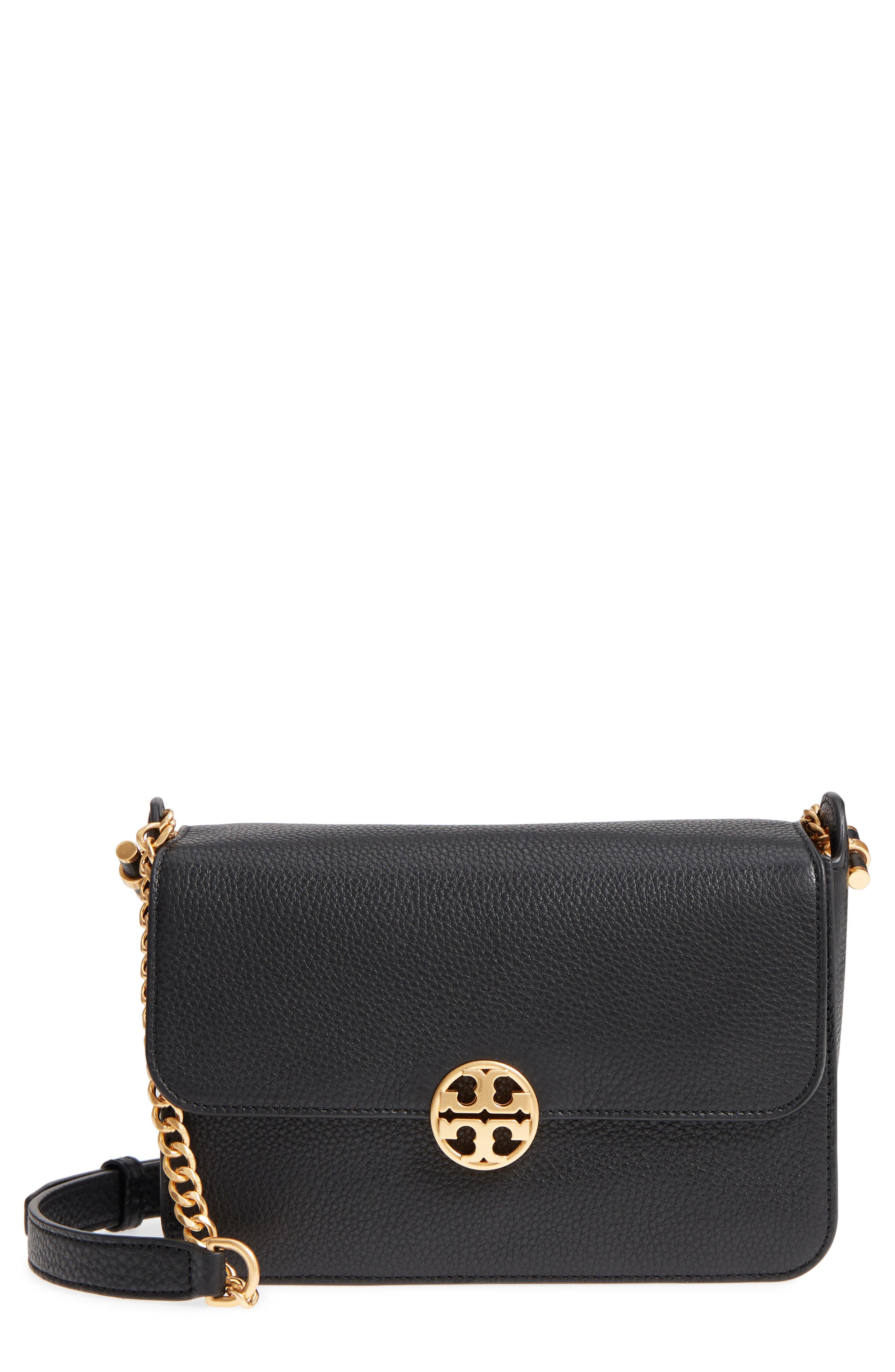 Tory Burch Chelsea Leather Crossbody Bag, Main, color, 