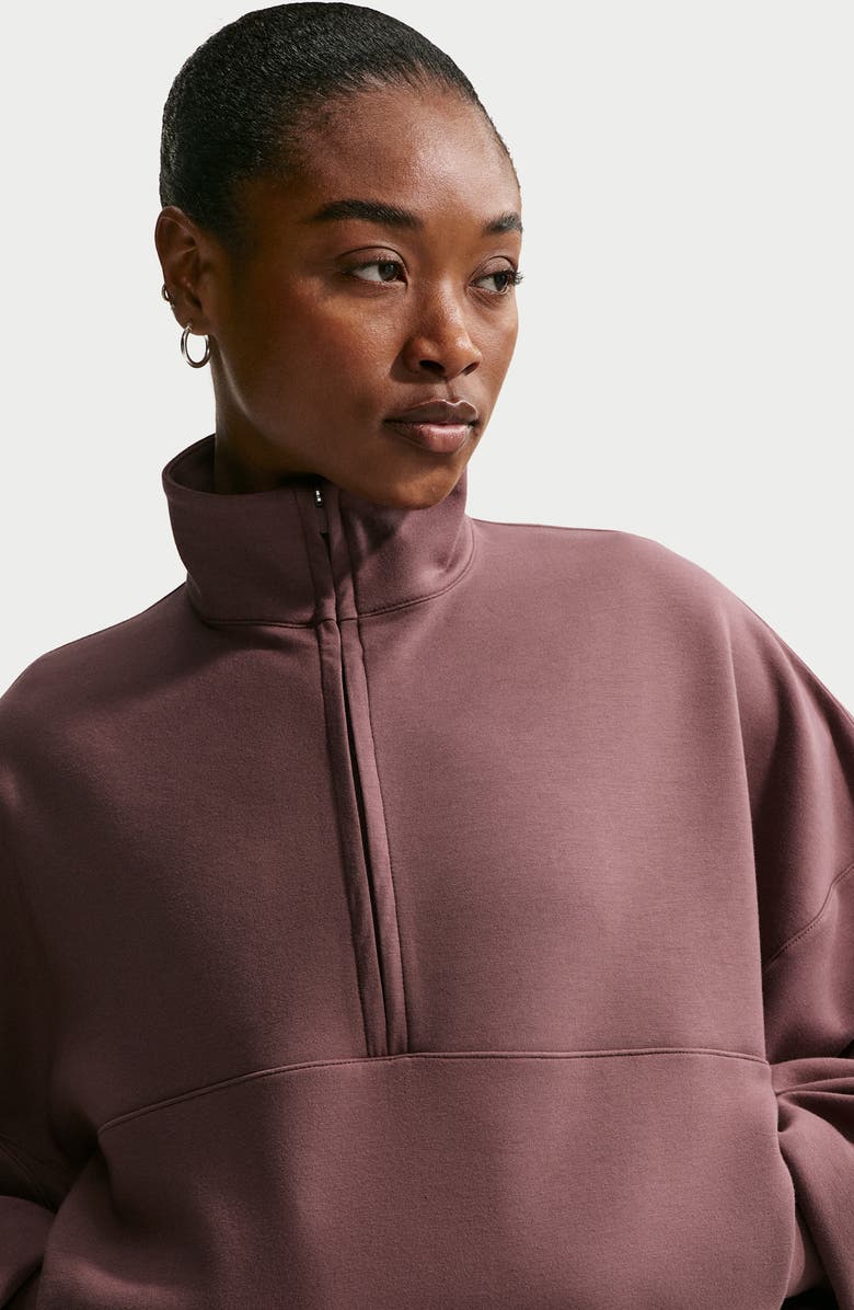 Nike 24.7 ImpossiblySoft Dri-FIT Oversize Half Zip Top | Nordstrom