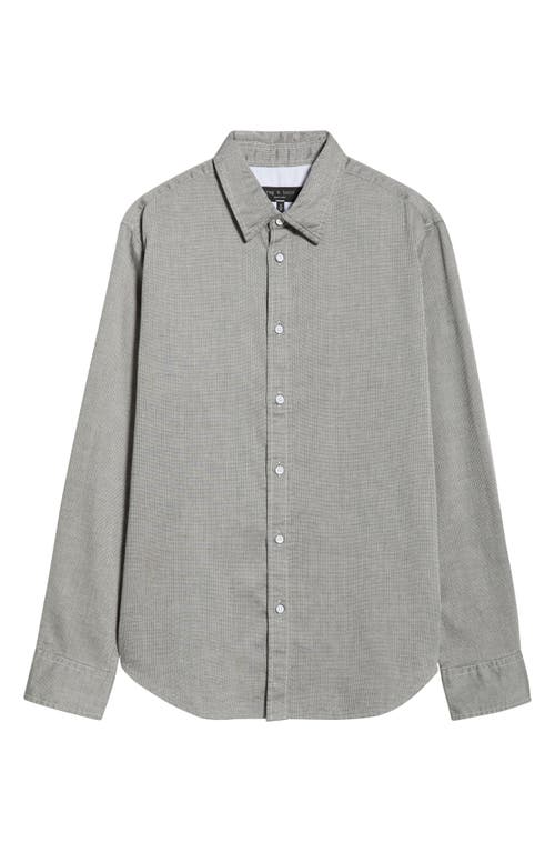 Rag & Bone Tomlin Dobby Stretch Button-up Shirt In Animal Print