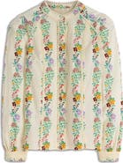 Boden Rhea Lace Trim Woven Shirt