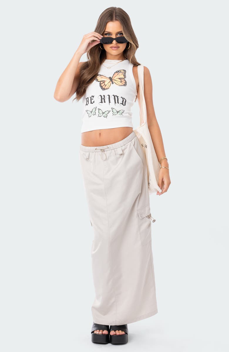 EDIKTED Demi Cargo Skirt, Alternate, color, 