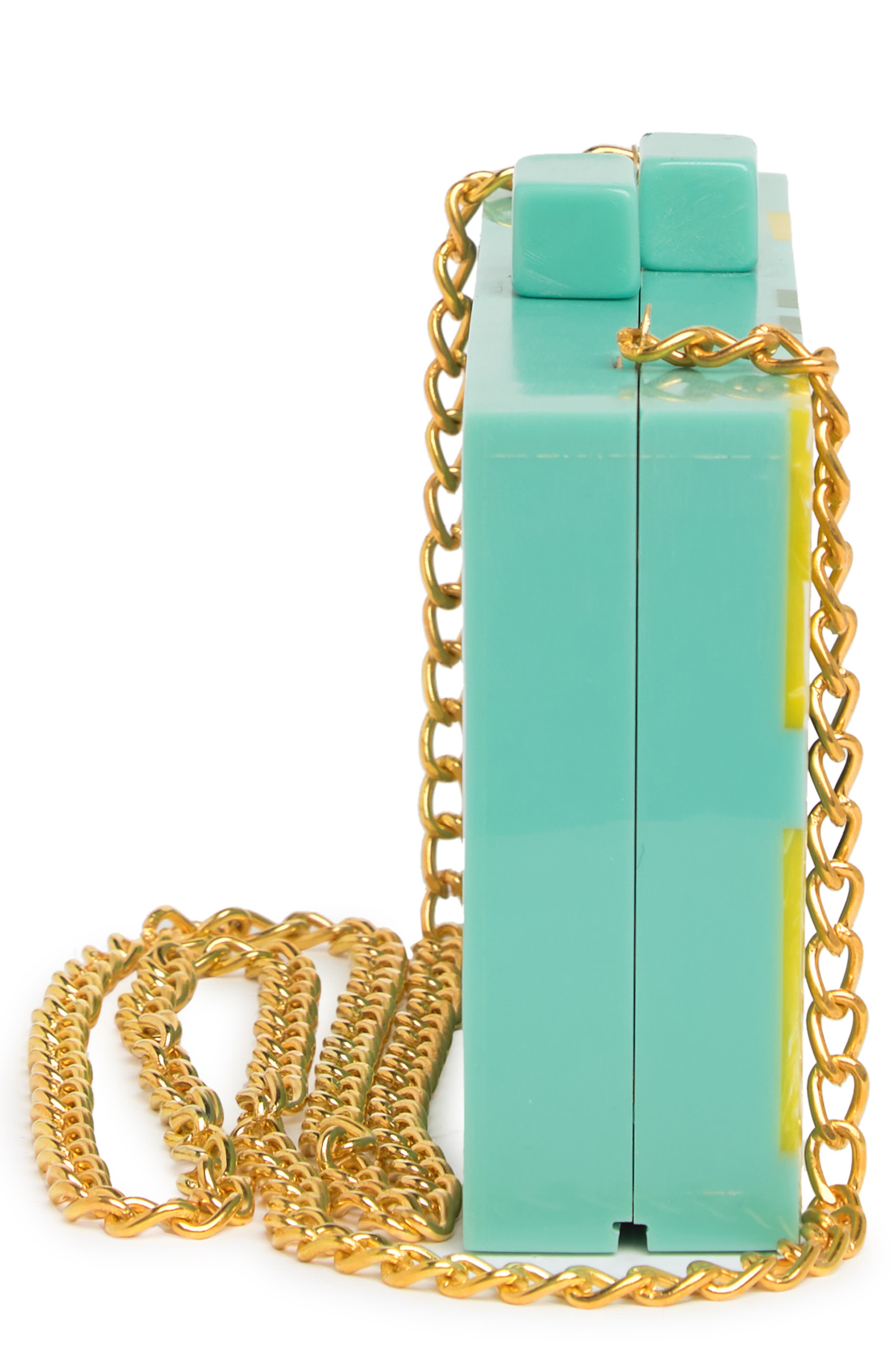 Lulu When Life Gives You Lemons Clutch, Alternate, color, 