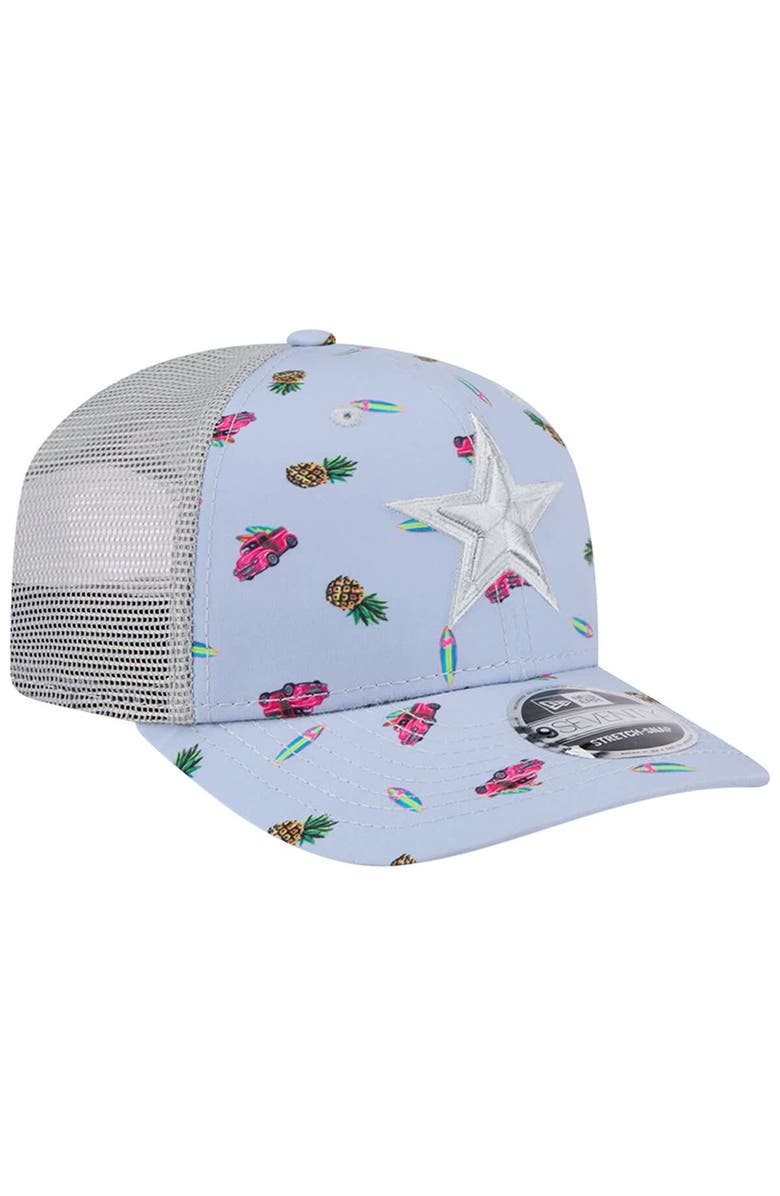 New Era Men's New Era  Light Blue Dallas Cowboys Adventure Surfboard 9SEVENTY Adjustable Hat, Alternate, color, Light Blue
