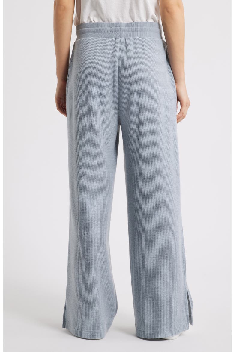 Contrast Stitch Waffle Knit Lounge Pants, Alternate, color, SKY
