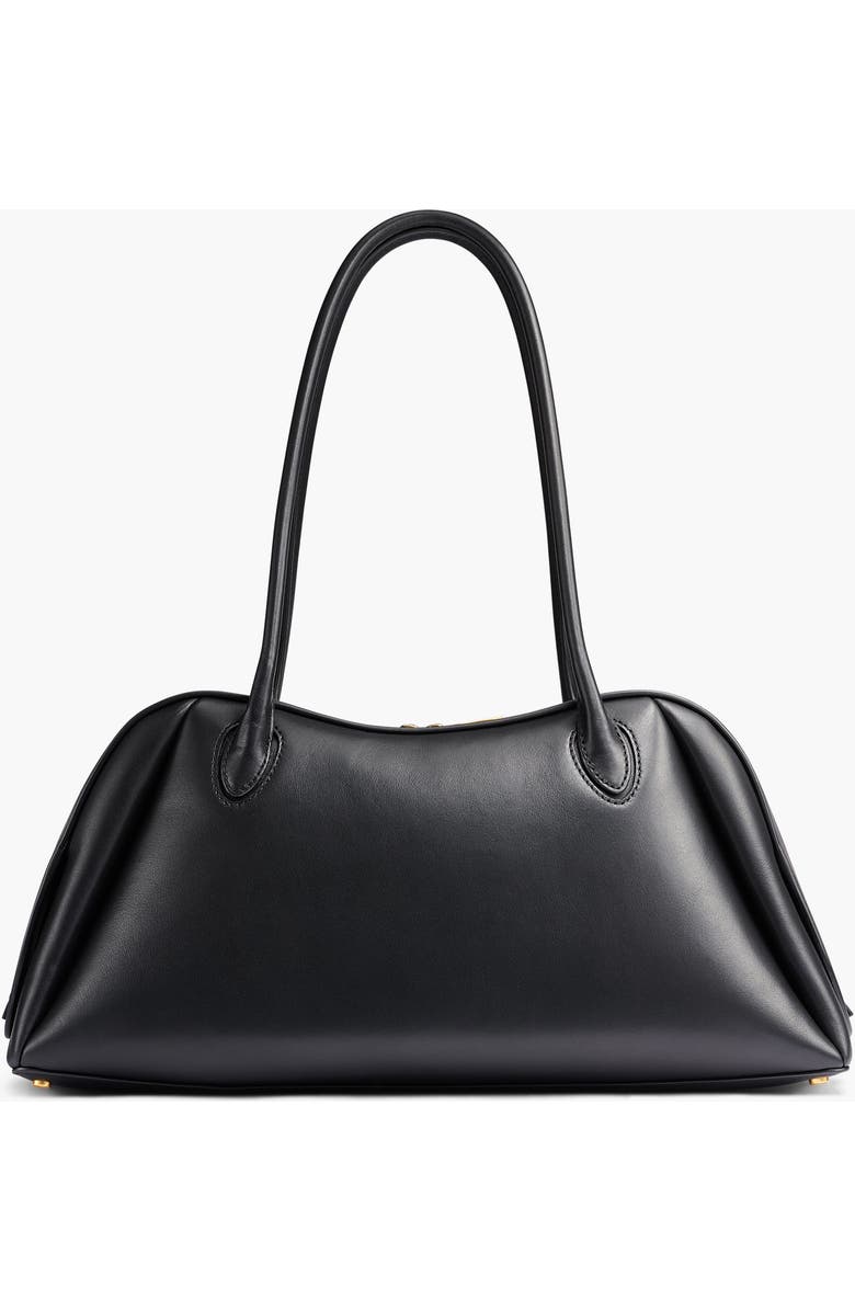 Donna Karan New York Terry Large Shoulder, Alternate, color, Black