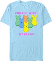 Peeps Men's Peeps Chilling With My Friends Graphic T-Shirt
