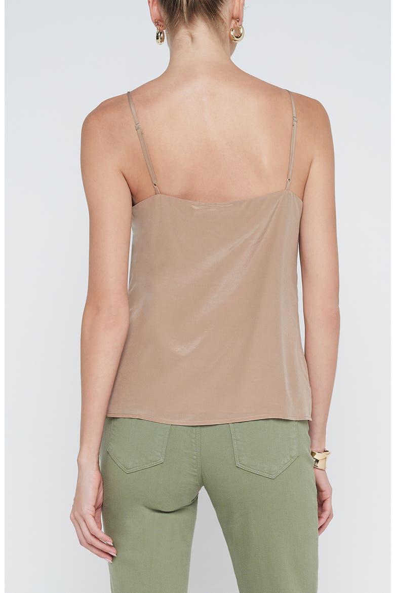 Jane Silk Charmeuse Camisole, Alternate, color, DARK CAPPUCCINO