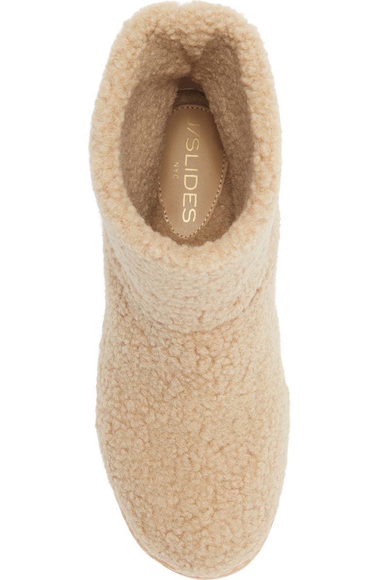 JSlides Honor Faux Shearling Boot, Alternate, color, Natural
