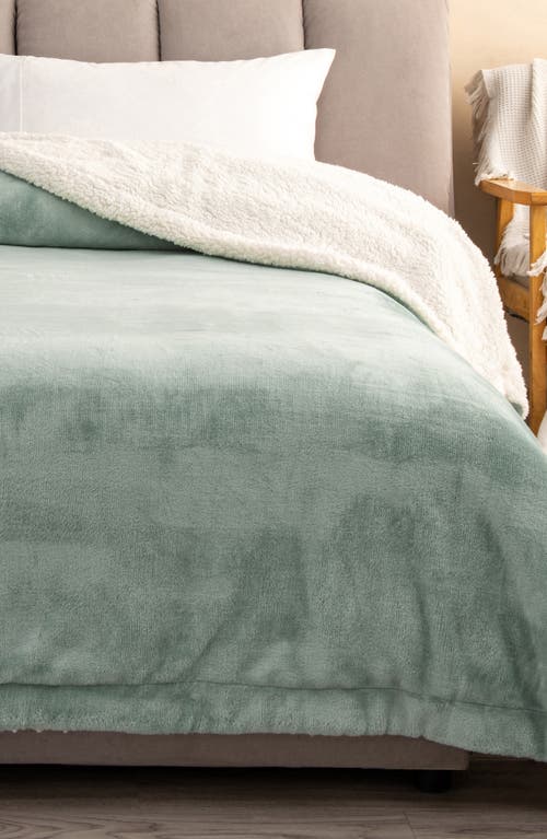Woven & Weft Reversible Faux Shearling Throw Blanket