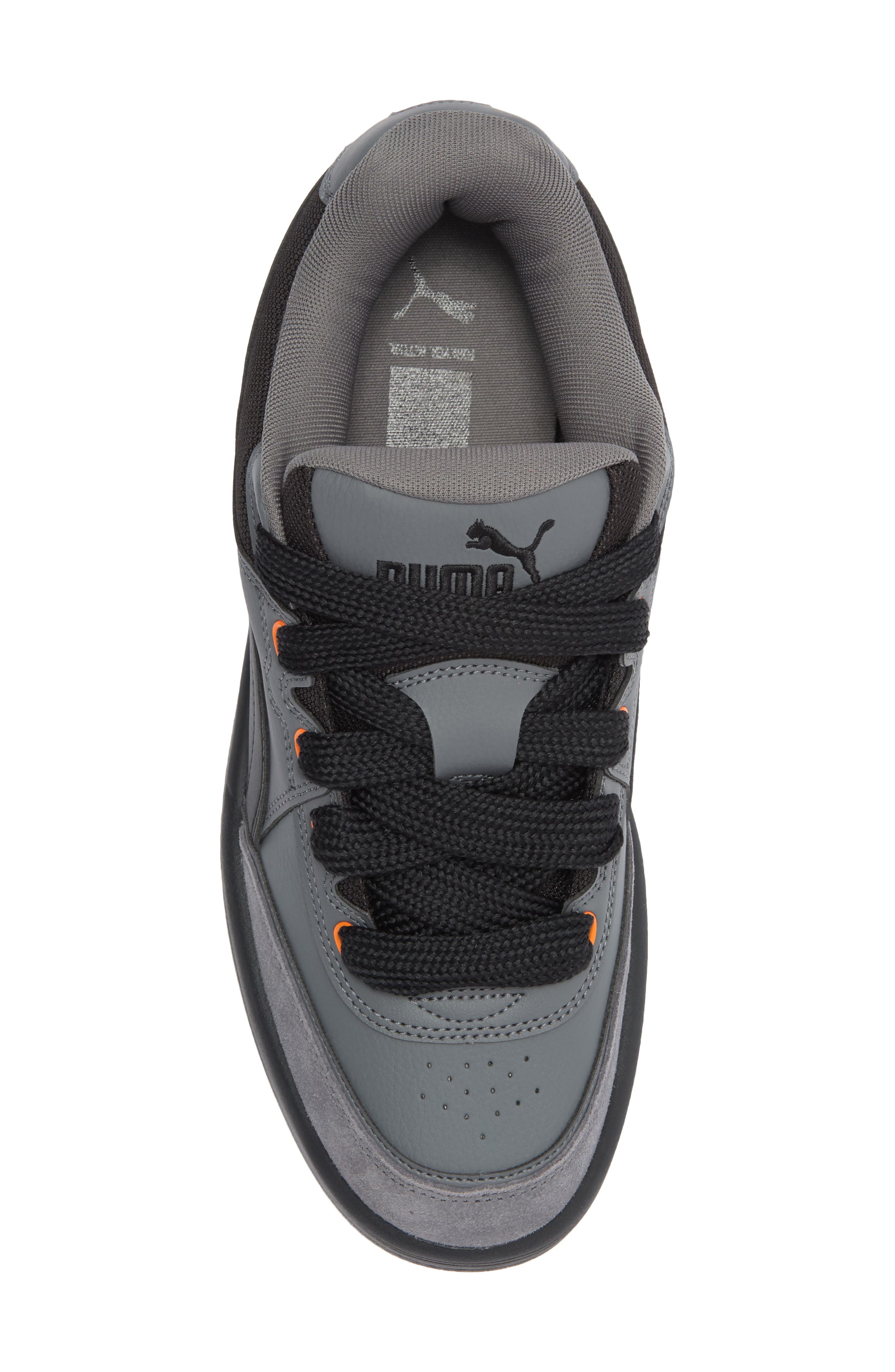 PUMA Park Lifestyle Sk8 Sneaker, Alternate, color, Cool Dark Gray-Black-Orange