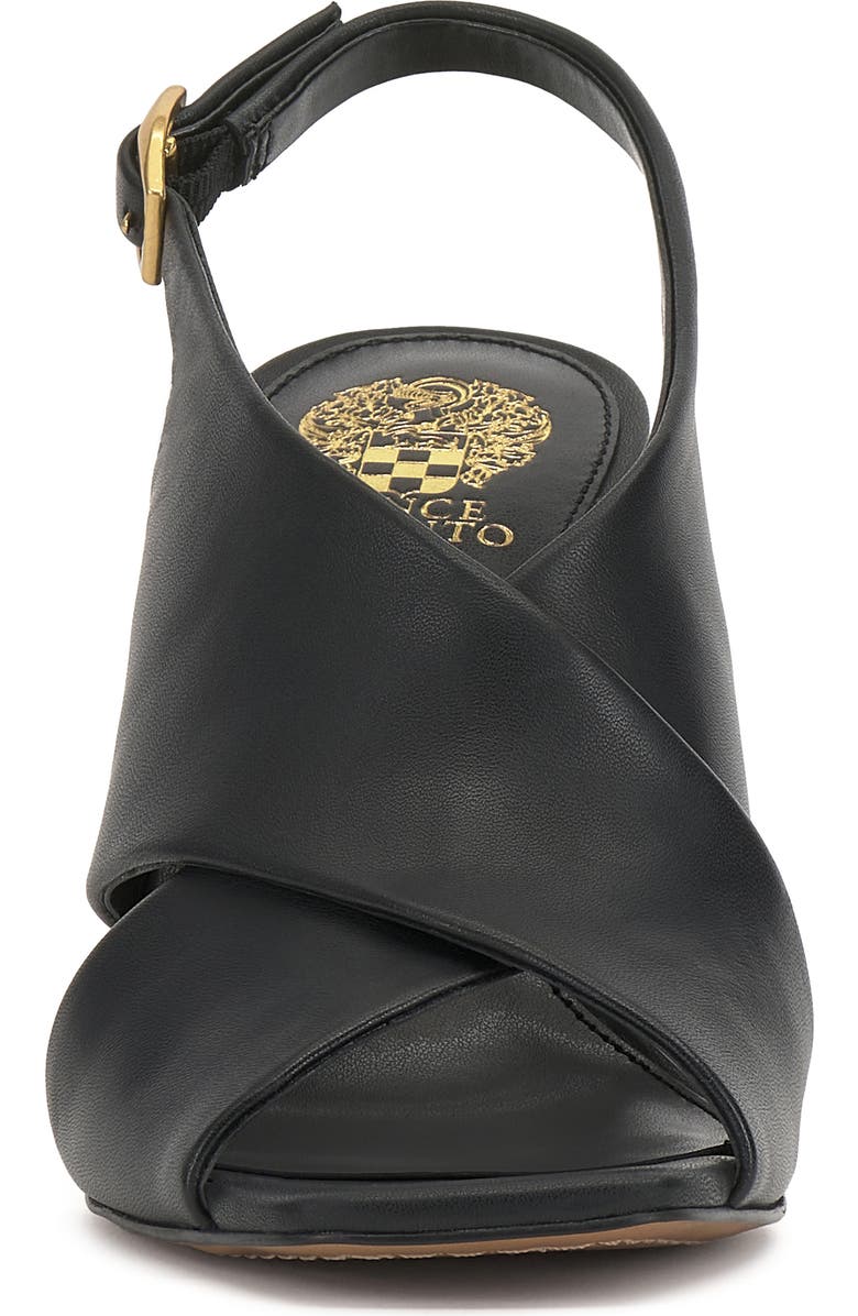 Vince Camuto Ameira Slingback Wedge Sandal, Alternate, color, Black
