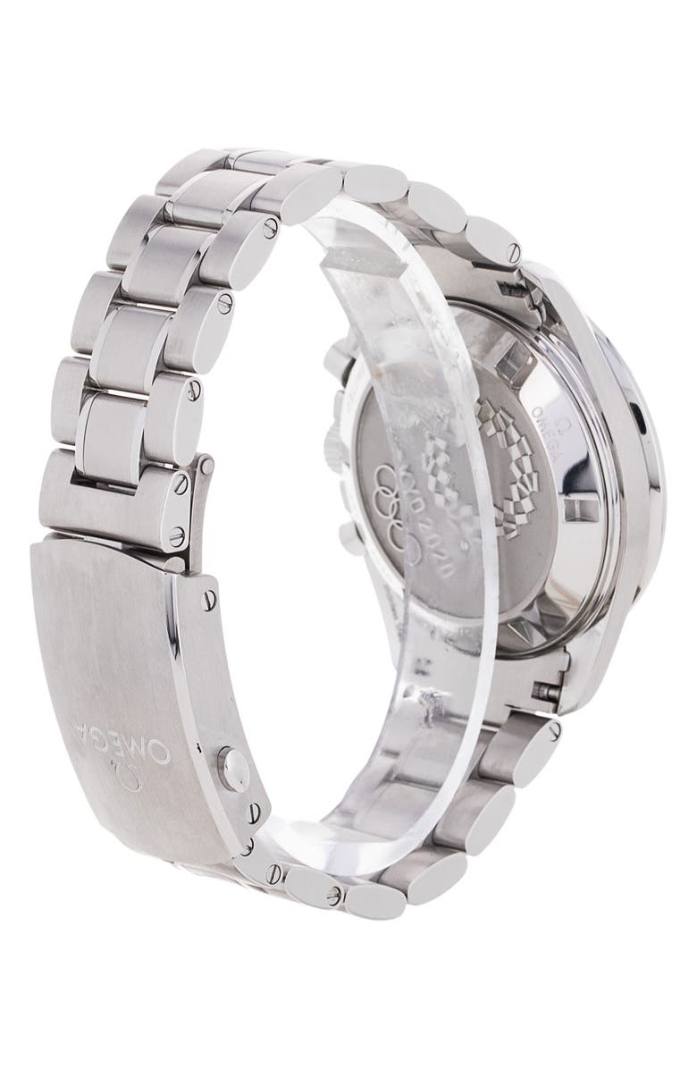 Watchfinder & Co. Omega Preowned 2021 Limited Edition Speedmaster Moonwatch 522.30.42.30.03.001 Bracelet Watch, 42mm, Alternate, color, Blue