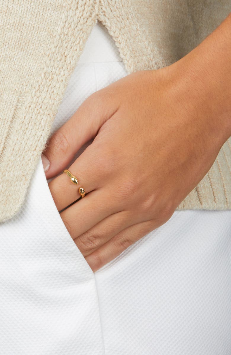 Monica Vinader Fiji Bud Ring, Alternate, color, Gold