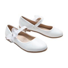 Girl's Low Heel Dress Sandals For Pageant, Party, Wedding - Sizes 9 To 4, Synthetic, Buckle Closure