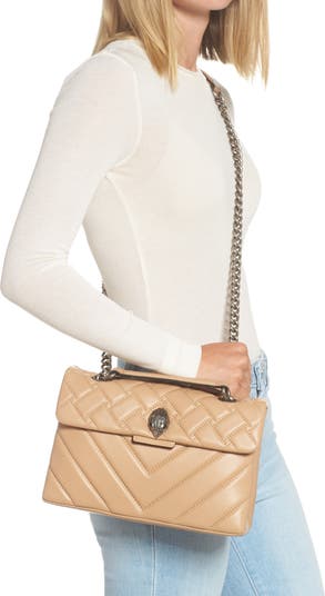 Kensington X Quilted Leather Shoulder Bag