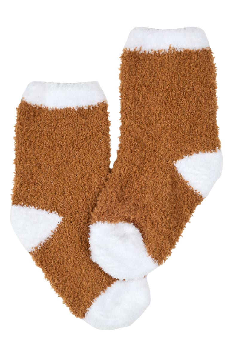 Petit Lem Kids' Fitted Two-Piece Pajamas & Socks Set, Alternate, color, Black