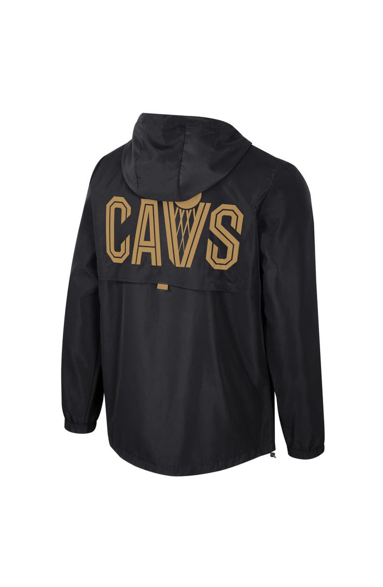 Stadium Essentials Unisex Stadium Essentials Black Cleveland Cavaliers Compete Quarter-Zip Hoodie Jacket, Alternate, color, 