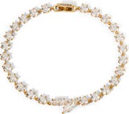 Nadri Beatrix Offset Cubic Zirconia Bracelet
