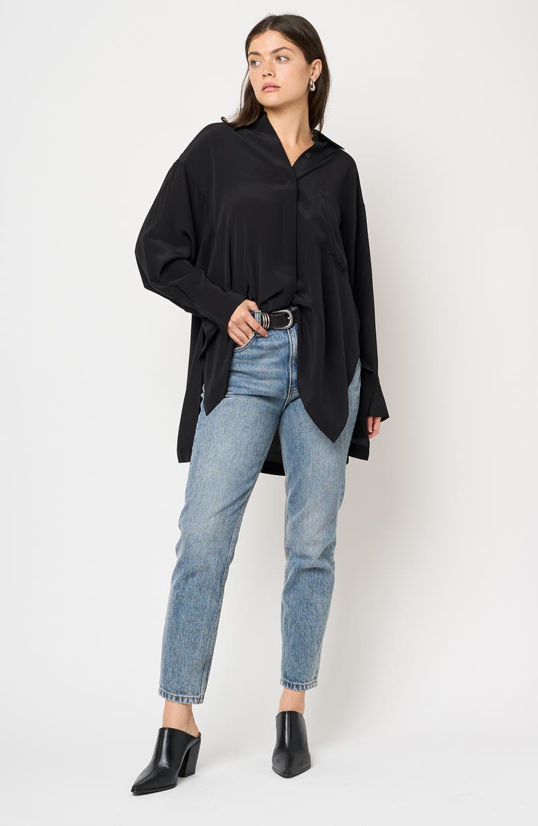 Equipment Emile Silk Tunic Shirt, Alternate, color,