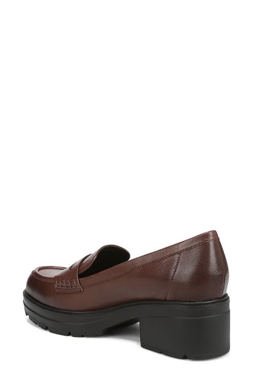 Naturalizer Penny Loafer Platform Pump In Brown