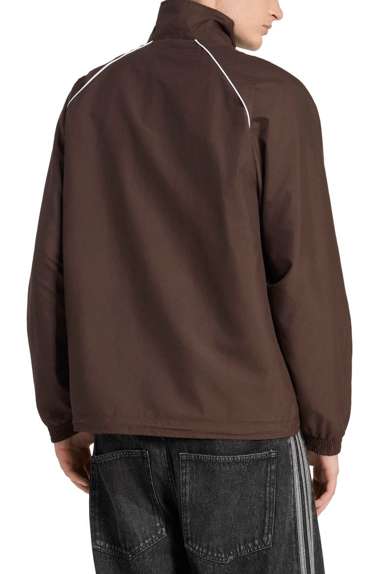 Chest Stripes Track Jacket, Alternate, color, AURORA COFFEE/ /