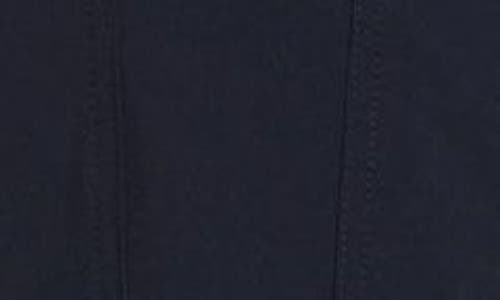 Hugo Boss Boss Carper Stretch Nylon Snap-up Jacket In Dark Blue