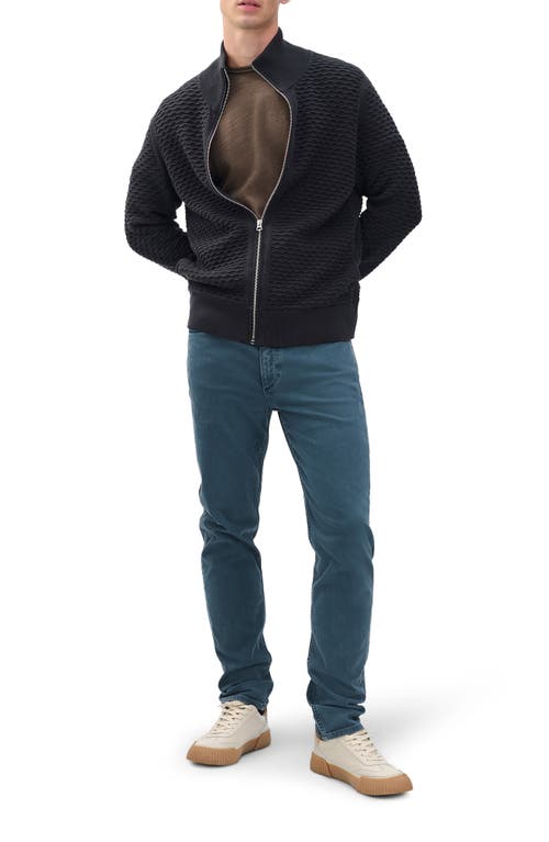 Rag & Bone Classic Flame Slub Cotton T-shirt In Brown