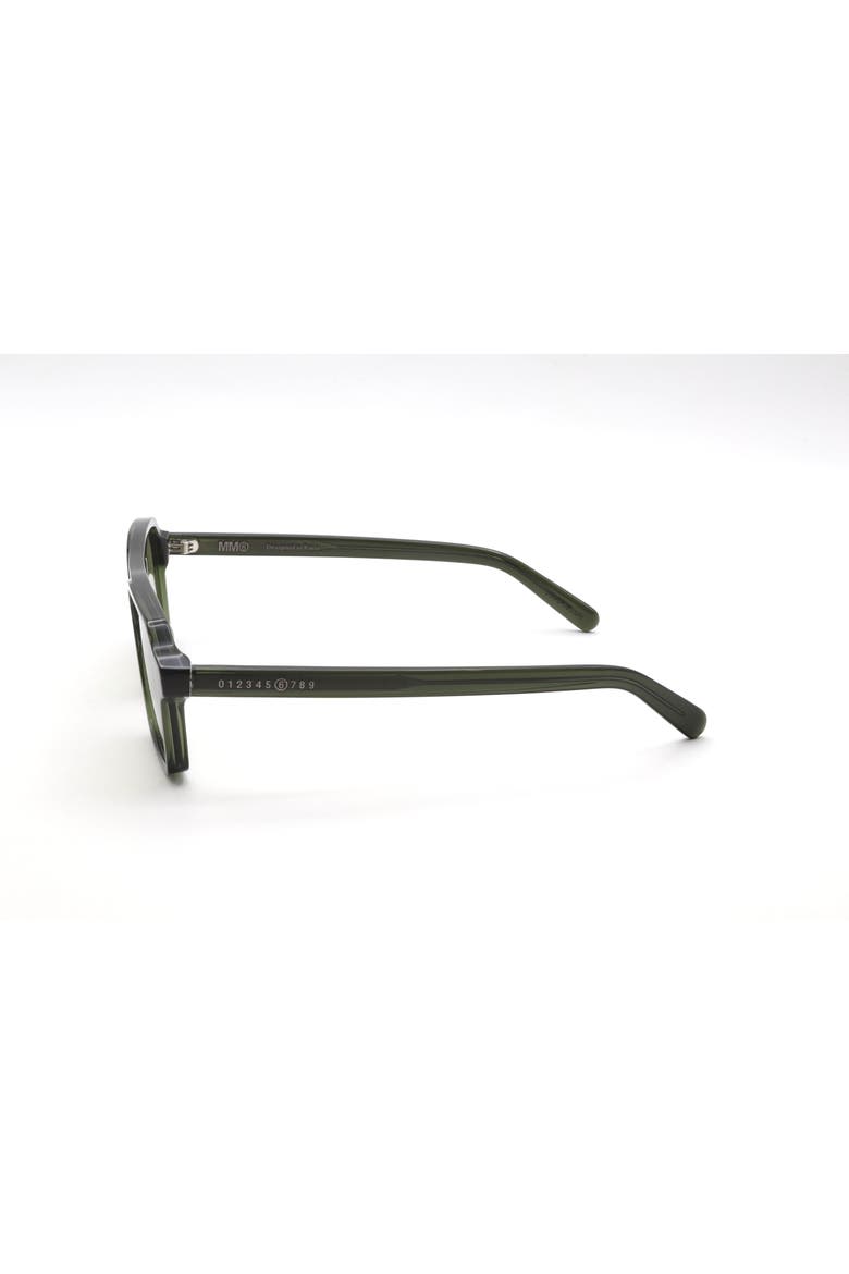 56mm Pilot Sunglasses, Alternate, color, GREEN