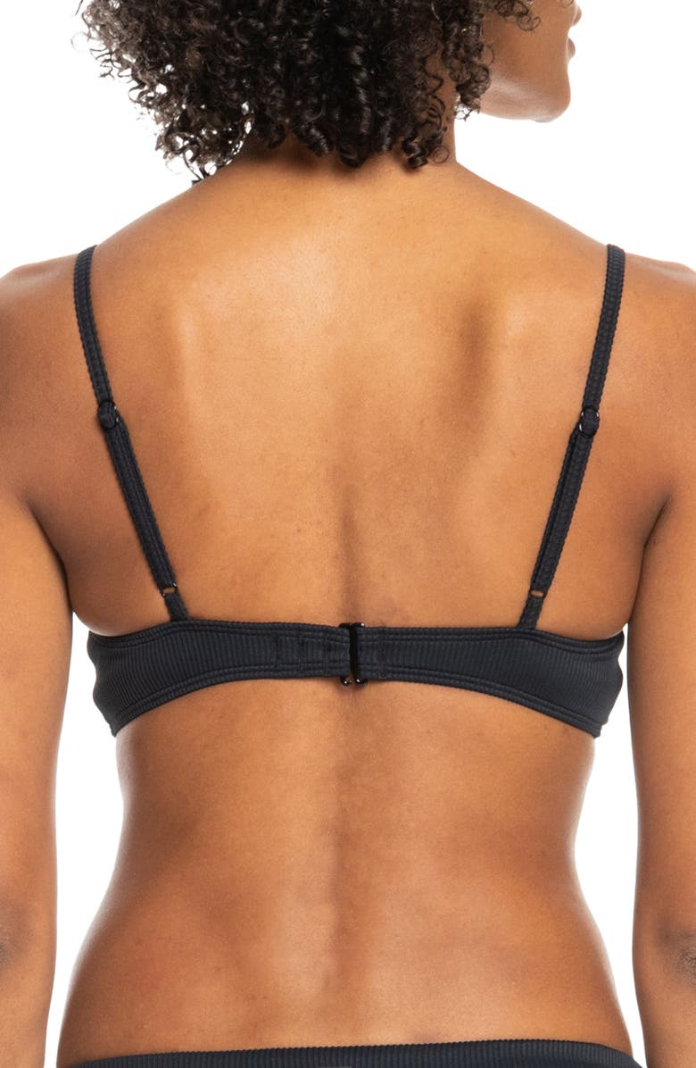 Roxy Love The Surf Ribbed Bikini Top, Alternate, color, 