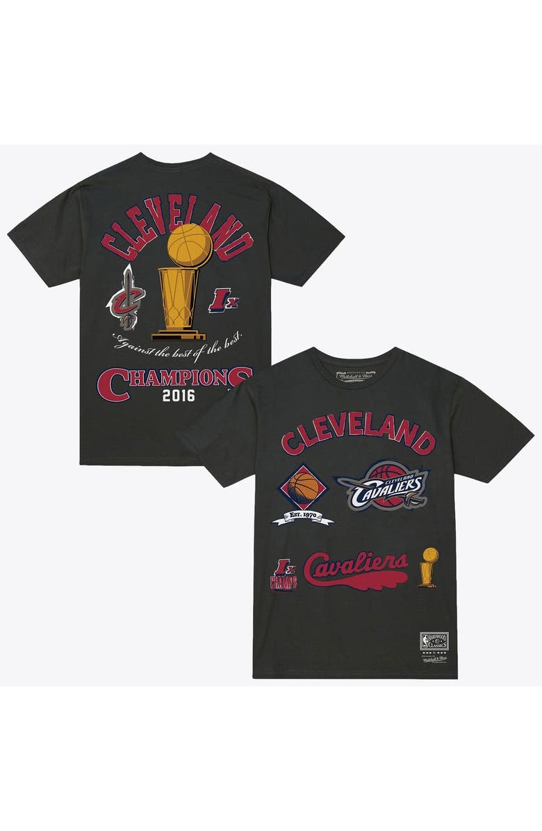 Mitchell & Ness Men's Mitchell & Ness  Charcoal Cleveland Cavaliers Hardwood Classics Legacy Defined T-Shirt, Main, color, Charcoal