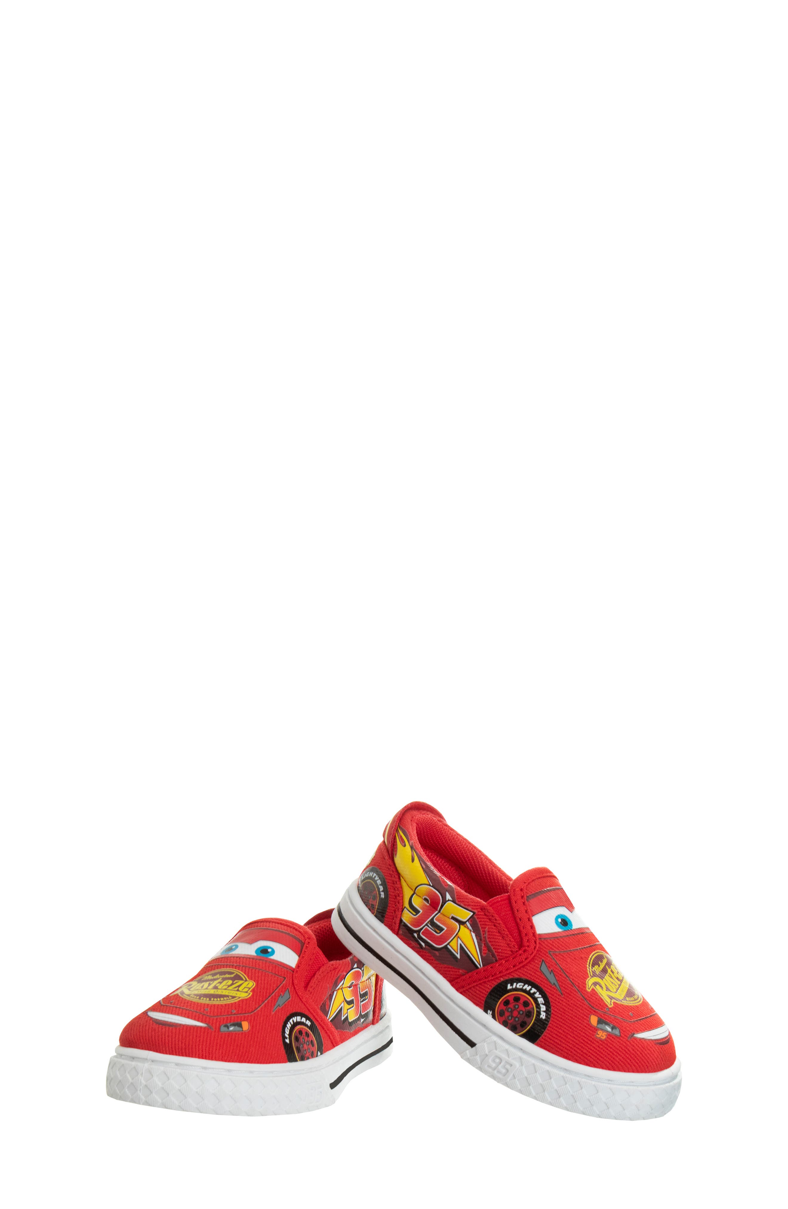Kids' Disney Pixar Cars Slip-On Sneaker, Alternate, color, RED