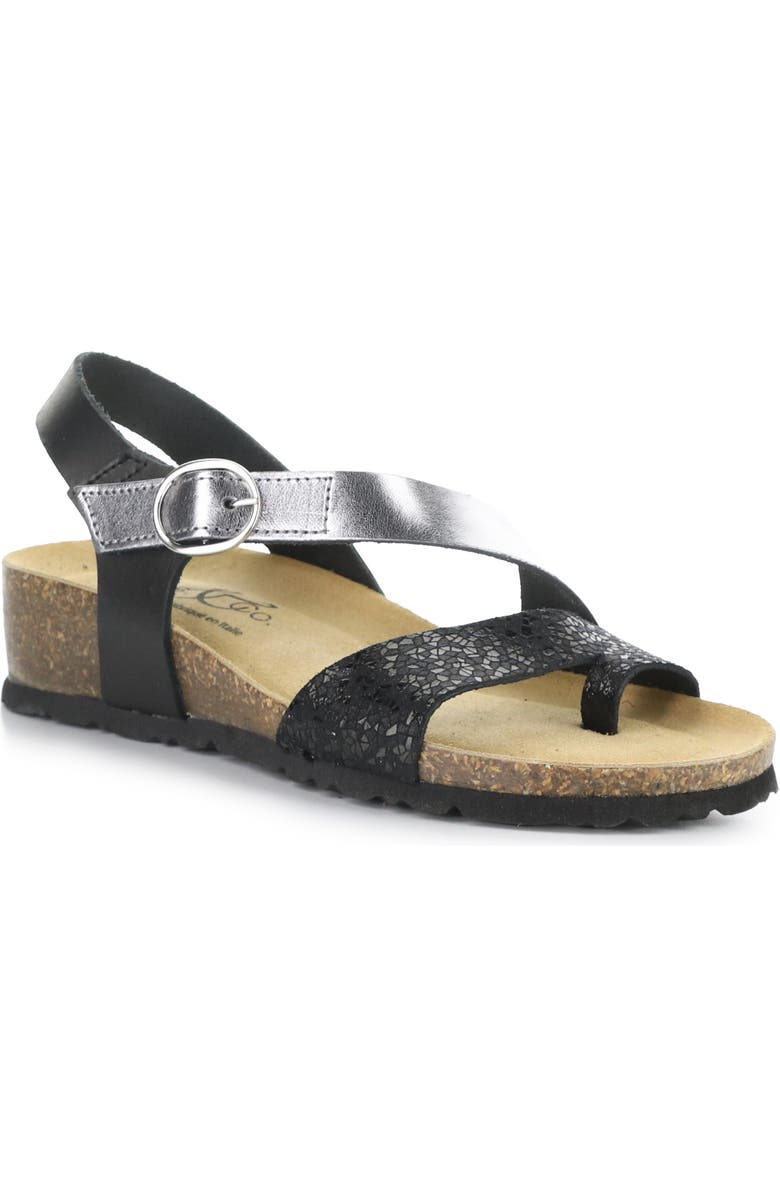 Bos. & Co. Luissa Slingback Platform Wedge Sandal, Main, color,