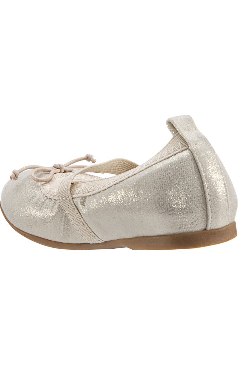 Nina Esther Ballet Flat, Alternate, color, Platino Shimmer