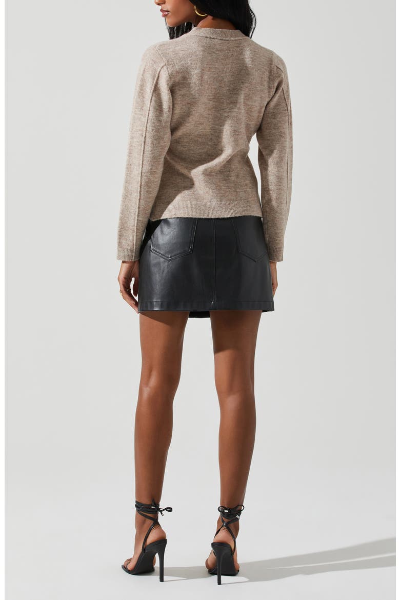 Tamsin Cardigan, Alternate, color, MOCHA