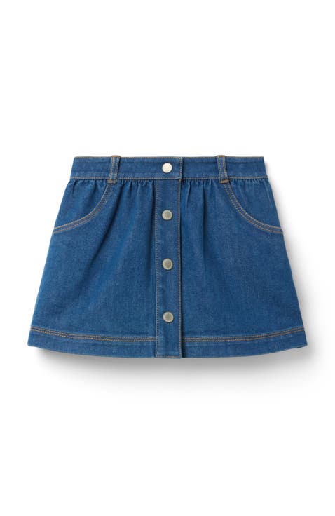 Denim Button Skirt (Infant)